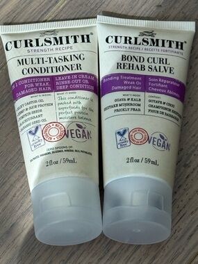 Curlsmith Multi-Tasking Conditioner & Bond Curl Rehab Salve